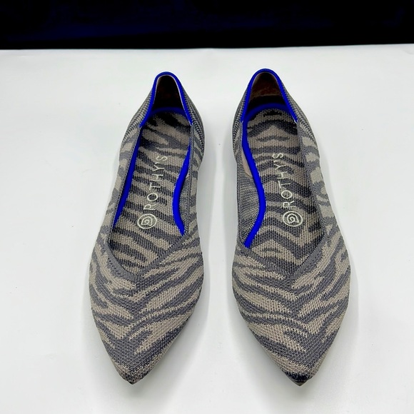 COPY - Rothy’s grey zebra color shoes for women size 8.5 - Picture 3 of 8